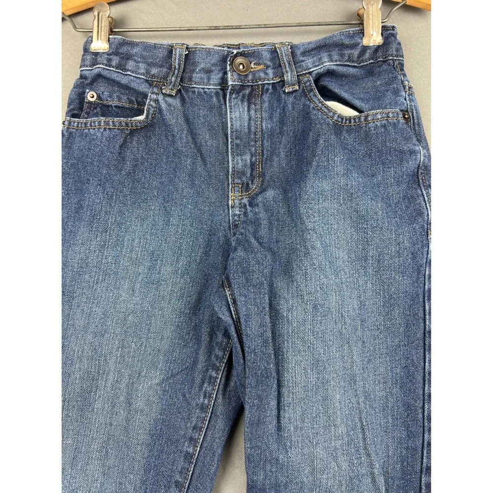 The Children's Place Straight Jeans Kids Size 10 Medium Wash Blue Cotton Denim